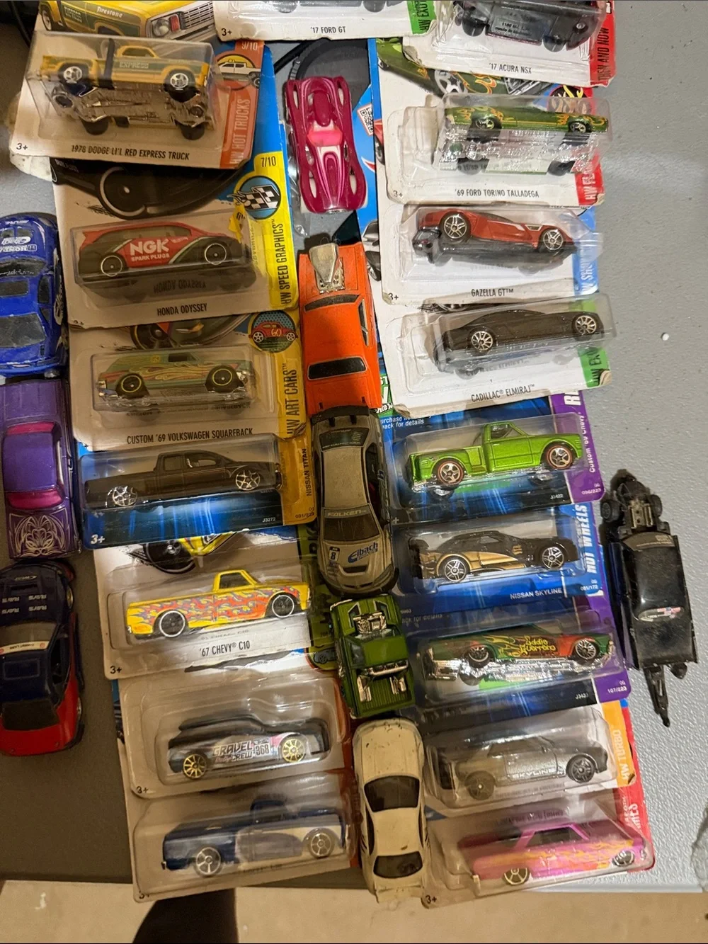 Hot Wheels Assorted Kids Toy Cars - Mixed Colors. Vintage.  Also new in the box.